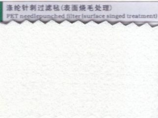滌綸針刺過濾氈(表面燒毛處理)